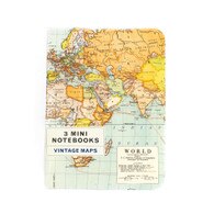 Cavallini, Mini, Notebook, Maps